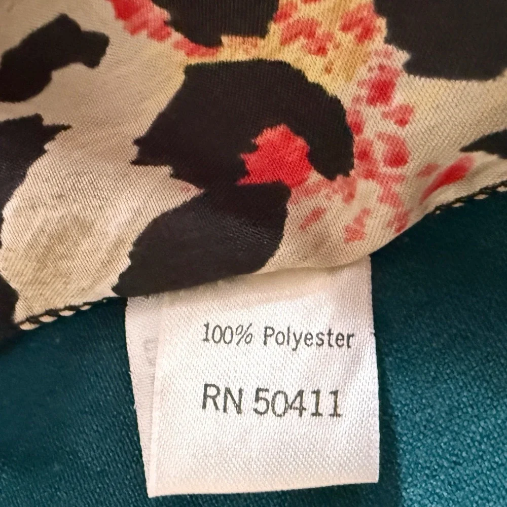 Animal Print Scarf Bundle 2 Pc Patchwork & Leopard‎ Polyester